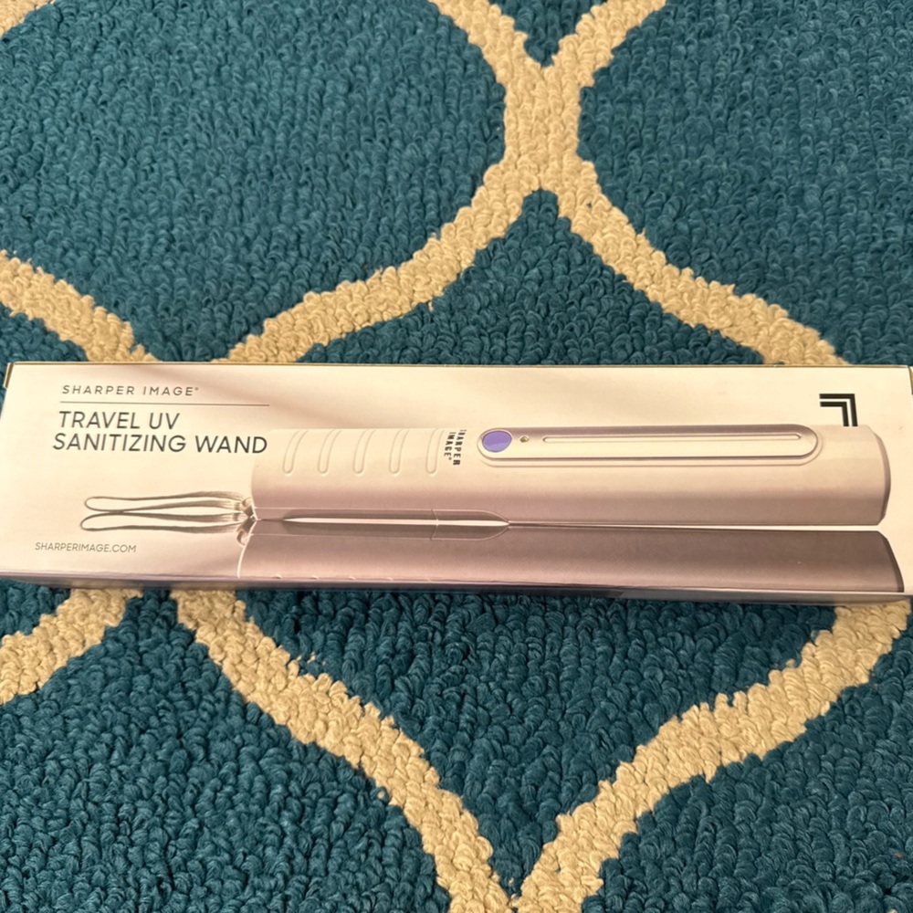 Sharper Imagine Travel Sanitizing Wand New Opened Box
